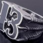 925 SILVER LUCKY 13 BIKER CLAW REBEL KING RING sz 12.5