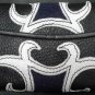 Tribal Design Calf Leather Stingray Eye Chopper Biker Wallet