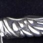 925 STERLING & LEATHER TRIBAL SKULL CLASP WALLETCHAIN