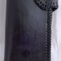 AWESOME BIFOLD CARVED GHOST TRIBAL STINGRAY BIKER CHOPPER CALF LEATHER WALLET