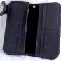 AWESOME COOL BIFOLD CARVED GHOST STINGRAY TRIBAL BIKER CHOPPER CALF LEATHER WALLET