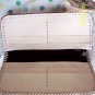BIFOLD CARVED TRIBAL FLOWER TRIBAL CALF LEATHER WALLET