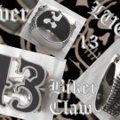 925 SILVER LUCKY 13 BIKER CLAW DRAGON FANG KING ROCK STAR CHOPPER RING sz 11