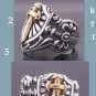 Custom 925 Silver Dagger Sword Medieval Templar Biker Chopper Ring US sz 11