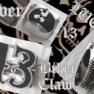 925 SILVER LUCKY 13 BIKER CLAW DRAGON FANG KING ROCK STAR CHOPPER RING sz 11.5