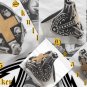 925 Silver Skull Cross Biker Heart King Ring US sz 13.5