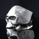 KEITH RICHARD SKULL 925 STERLING SILVER BIKER KING RING US SZ 9 NEW