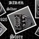 925 SILVER MEDIEVAL TRIBAL CRUSADER HEAVY SOLID  RING US sz 8.5