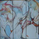 Bali Painter Landscape Flora Fauna People Acrilyc Painting Small
