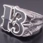 925 SILVER LUCKY 13 BIKER CLAW DRAGON FANG KING ROCK STAR CHOPPE US SZ 7 TO 15