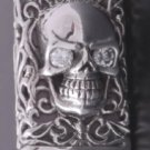 AMAZING 925 SILVER TRIBAL TATTOO CHOPPER MOTORCYCLE RIDER RING US sz 7 TO 15