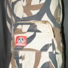 NEW MOLECULE CARGO BEIGE CAMO TOUGH 100% COTTON SHORTS  S-L