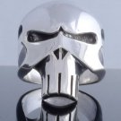 925 STERLING SILVER CUSTOM ALIEN SKULL SOLID ROCKSTAR MEN'S RING US sz 11