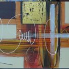 Abstract Medium Cross Acrilyc Bali Painting
