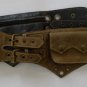 Travel Money Hipster Light Green Calf Leather Belt Pouch adjutable 31" to 39"