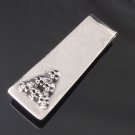 925 STERLING SILVER SKULL PYRAMIDE BIKER CHOPPER KING MONEYCLIP