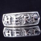 925 STERLING SILVER HERO GEMSTONE BIKER CHOPPER RING sz US 9.75