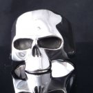 KEITH RICHARD SKULL 925 STERLING SILVER CHOPPER RIDER RING US SZ 6-15