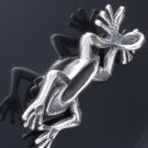 925 STERLING SILVER FROG  LIVE TO RIDE CHOPPER PENDANT