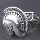 925 STERLING SILVER TROJAN HELMET CHOPPER RIDER RING US SZ 6-15