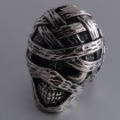 316l STAINLESS STEEL MUMMY BIKER CHOPPER RING US SZ 8-11