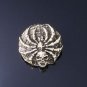 Brass Spieder BIKER SNAP WALLET BUTTON CONCHO