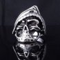 316l Stainless Steel Skull Ghost Chopper Rider Biker Ring US SZ 8 -13