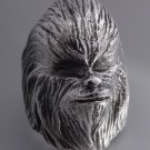 925 SILVER ALIEN MONKEY BIKER KING STAR US SZ 7 TO 15