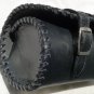 CARVED TRIBAL CROSS BIKER FRONT BAR LEATHER FORK TOOL KIT BAG
