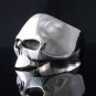 925 STERLING SILVER PISTON KEITH RICHARD SKULL JAW BIKER RING US sz 7 to 15