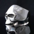 CUSTOM KEITH RICHARD 925 STERLING SILVER SKULL MEN'S RING US sz 7 to 15