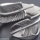 925 STERLING SILVER FEATHER LADY'S RING US sz 5 to 15