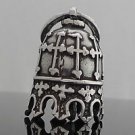 AMERICAN MOTORCYCLE GOTHIC CROSS CROWN GUARDIAN LUCK PEWTER BIKER BELL
