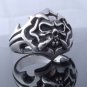 .925 STERLING SILVER CLAW SKULL CHOPPER BIKER RING sz 6 to 15