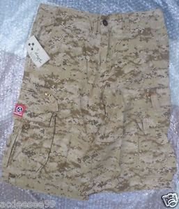 MOLECULE ORIGINAL COTTON CARGO SHORTS SAHARA BEIGE SZ L