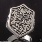 925 STERLING SILVER TRIBAL DRAGON BIKER RING US sz 7 to 15