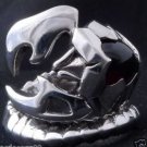 925 STERLING SILVER SCORPION KING BLACK ONYX BIKER CHOPPER RING US sz 6 to 15