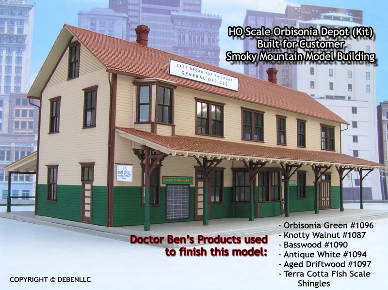 ORBISONIA Depot GREEN WEATHERING STAIN4oz Doctor Ben's FLOQUIL