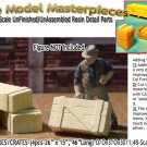 RUSTIC WOODEN BOXES/CRATES-(4pcs) Scale Model Masterpieces O/On3/On30/1:48 *NEW*