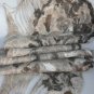 Marble Design Scarf from Merino Wool, Silk and BFL