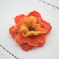 Felted Daffodil Brooch, from Merino wool