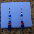 Blue & Orange Earrings