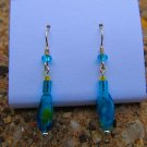 Blue & Yellow Earrings