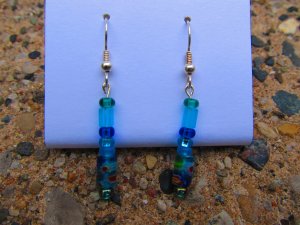 Blue & Green Earrings