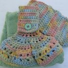 Green & Pink Towel Set
