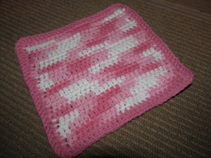 Variegated Pink Hot Pad