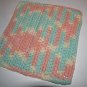 Green & Peach Hot Pad