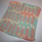 Green & Peach Hot Pad