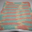 Green & Peach Hot Pad