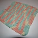 Green & Peach Hot Pad